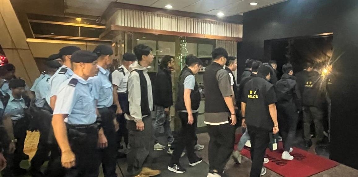 香港警方在8月4日至9月6日及10月11日至10月25日期間，分兩階段進行代號為「雷霆2025」的粵港澳三地大規模聯合反罪惡行動。（政府圖片）