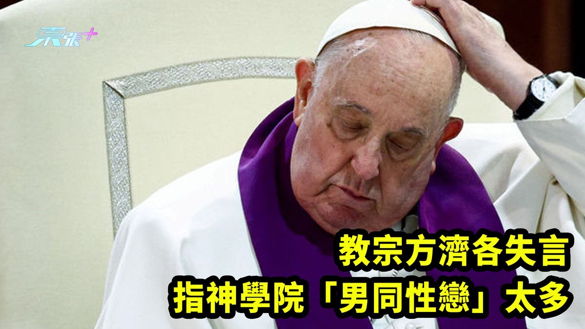 教宗方济各失言 指神学院「男同性恋」太多