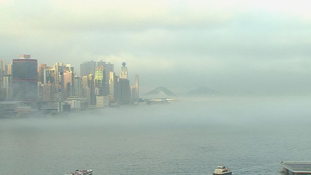 大霧下的香港