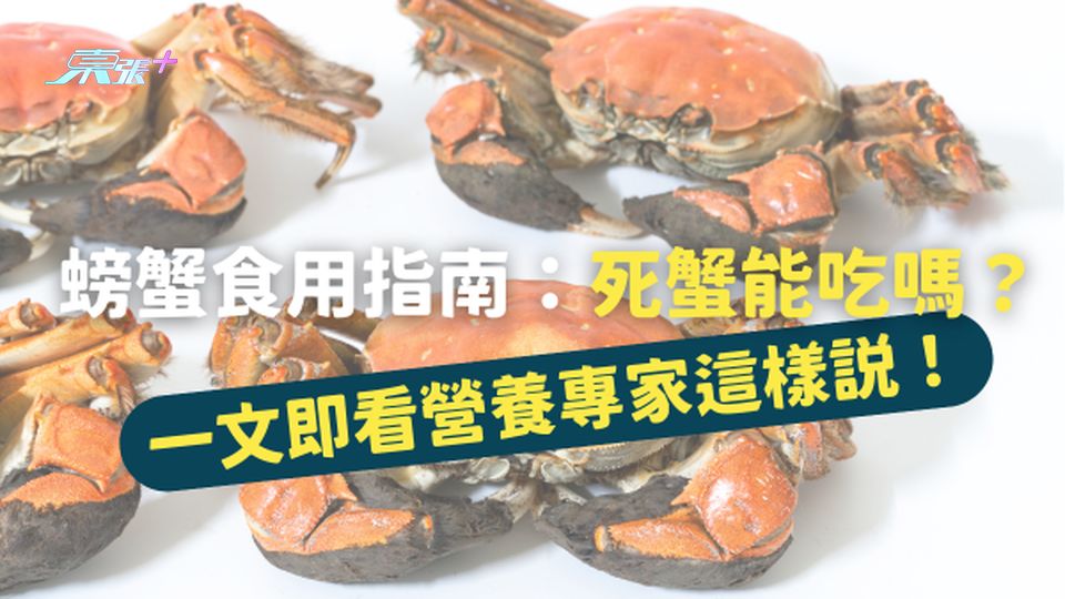 🦀 螃蟹食用指南：死蟹能吃嗎？營養專家這樣說！