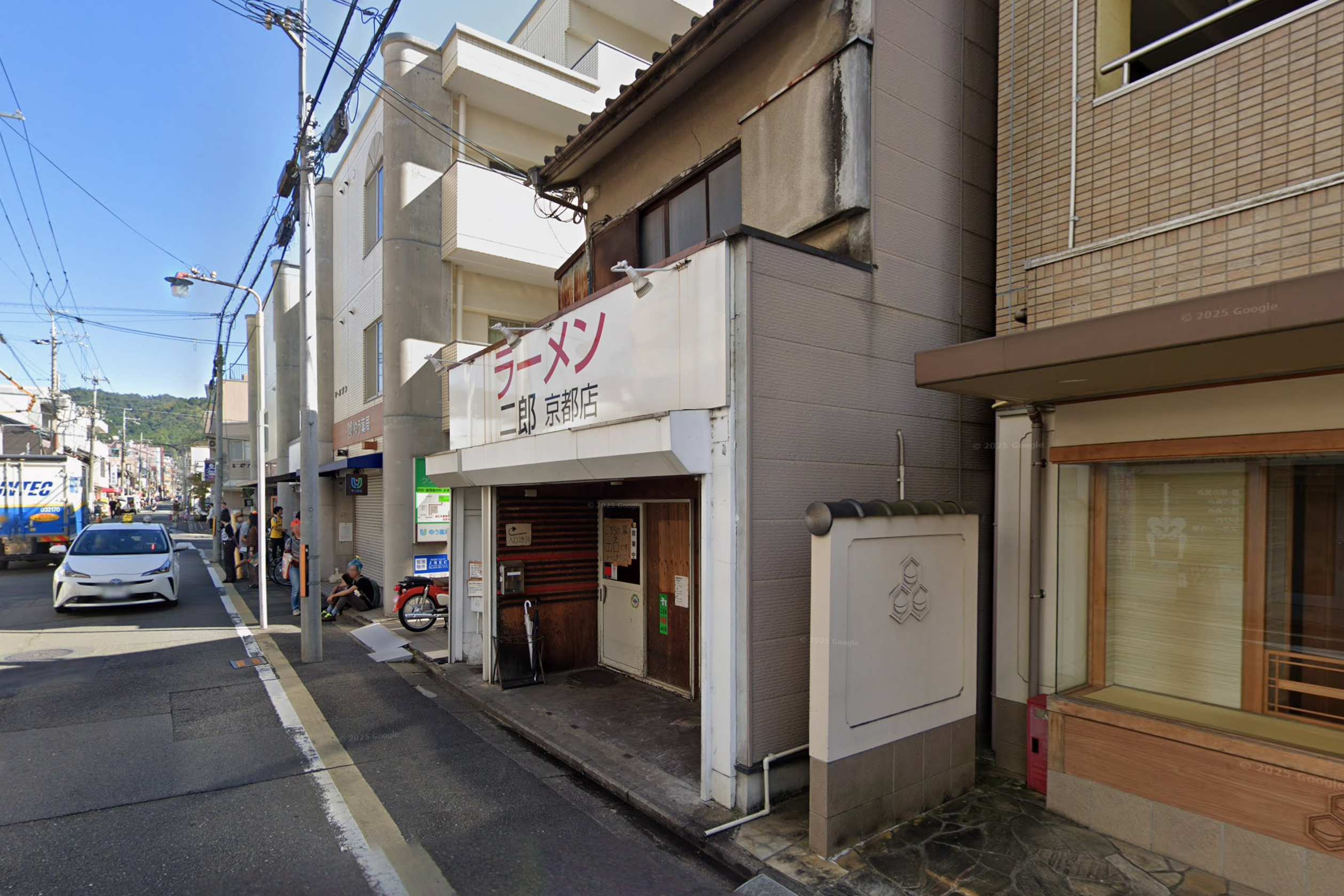 「拉麵二郎」京都店。（Google街景截圖）