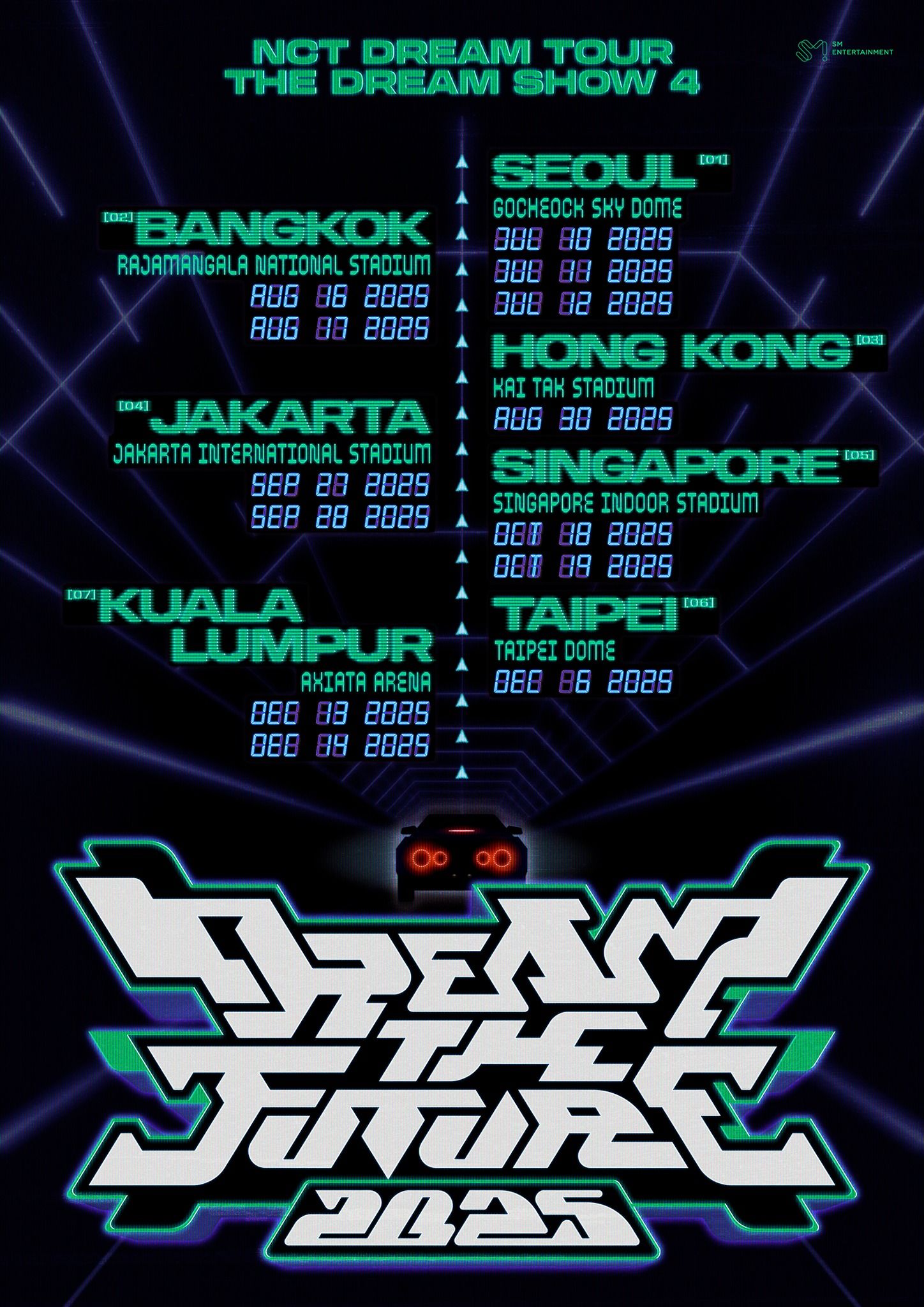 韓國人氣男團NCT DREAM正式宣布，將於今年8月30日在啟德主場館（Kai Tak Stadium）舉行演唱會。