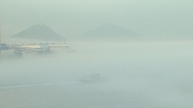 大霧下的香港