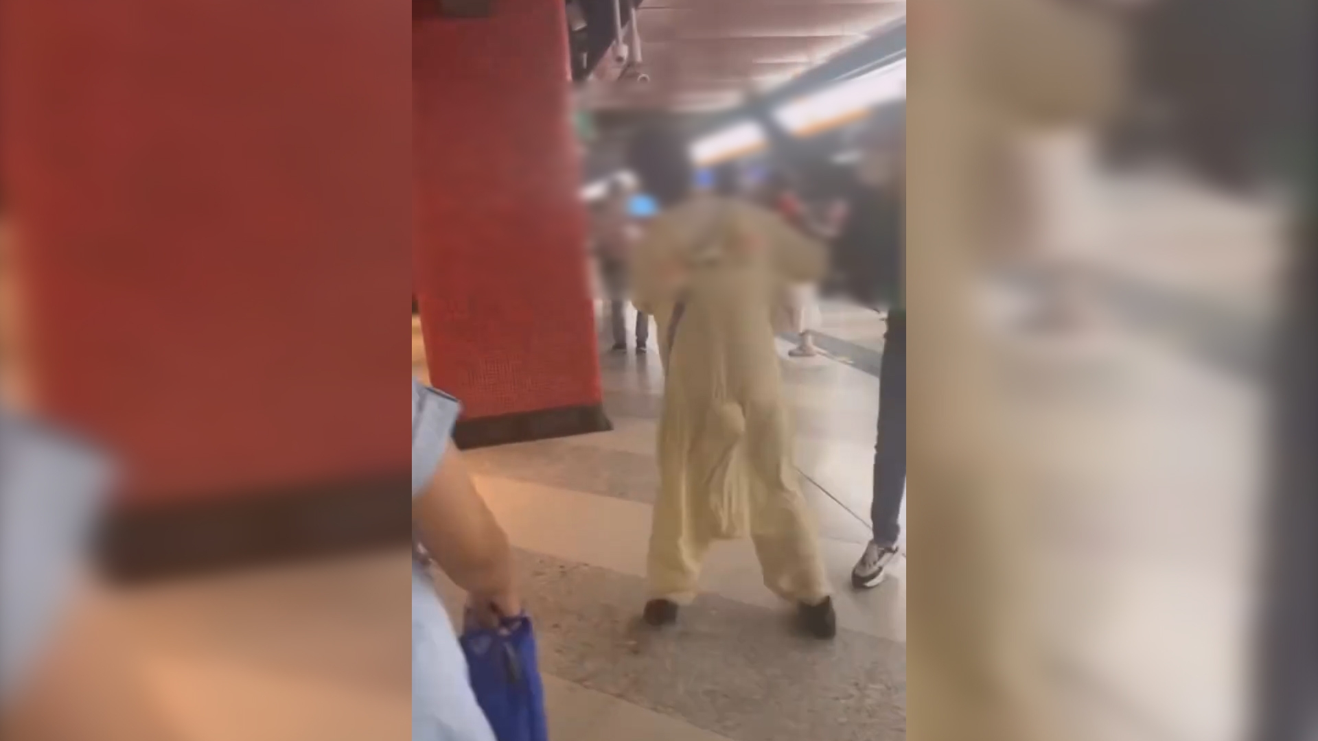 港鐵MMA｜屯門紅人VS飛腳大媽影片瘋傳　挑釁隻揪反被打到節節敗退