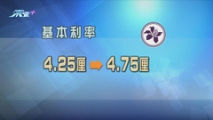 金管局因應美國加息調高基本利率 貼現窗基本利率增至4.75厘