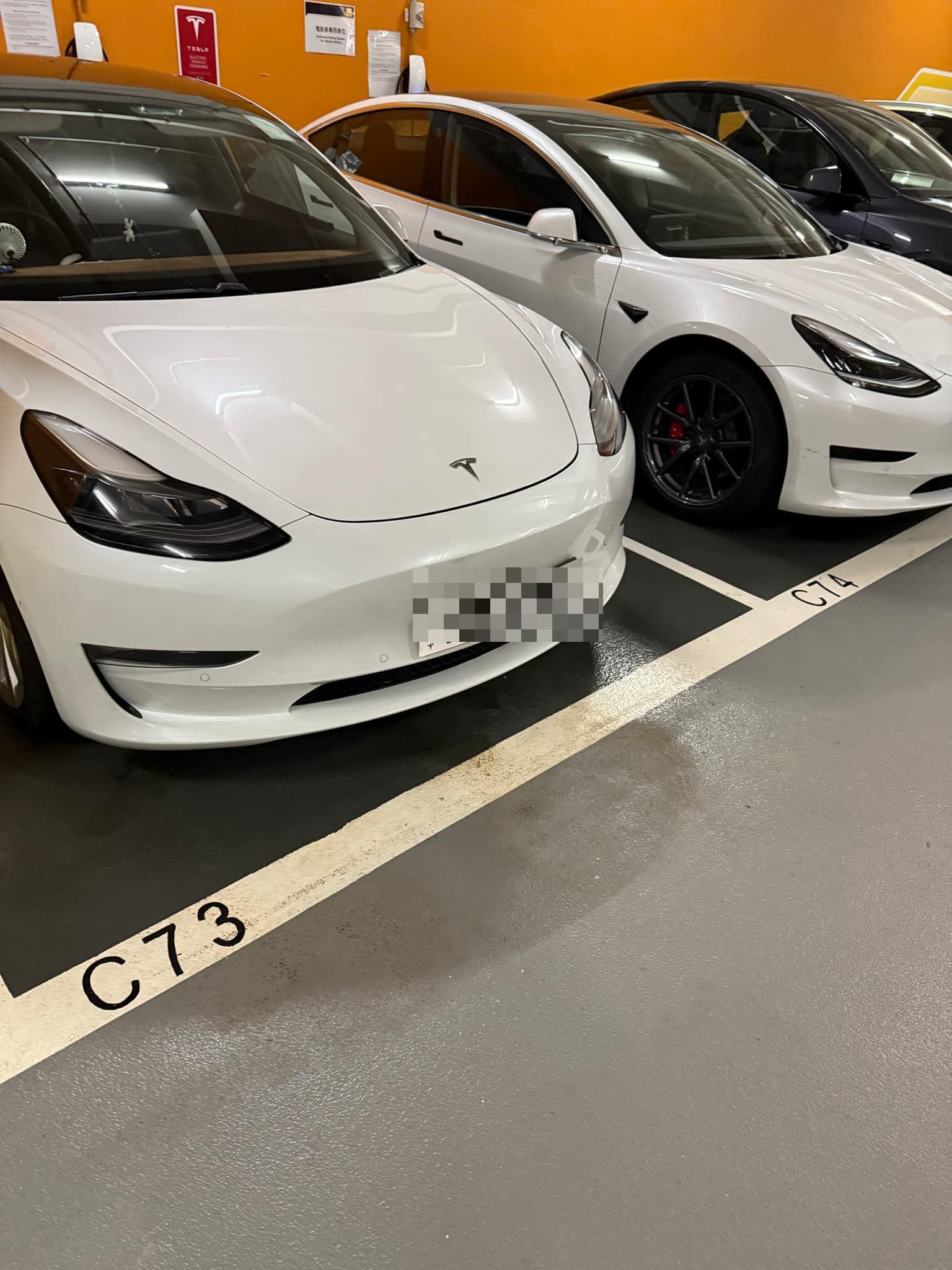 Tesla車主公德心欠奉！停車場亂拋垃圾