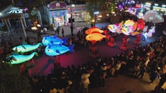 武漢燈光節展逾百組非遺嬉魚燈 呈國潮文化魅力