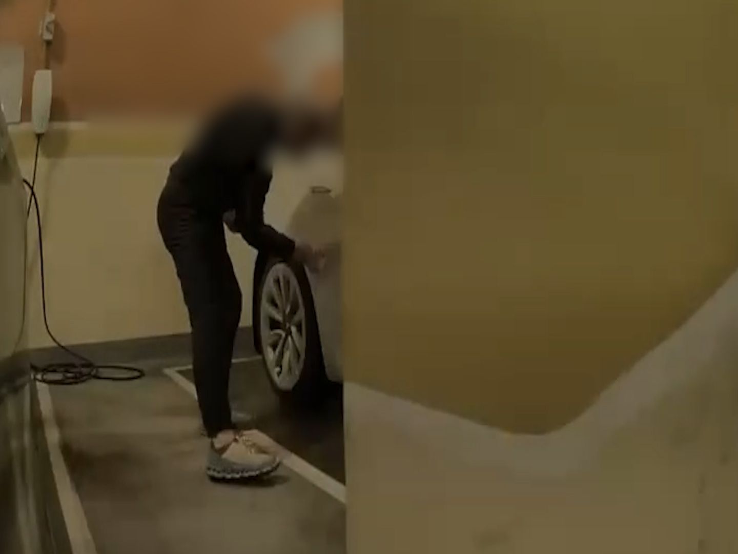 Tesla車主公德心欠奉！停車場亂拋垃圾