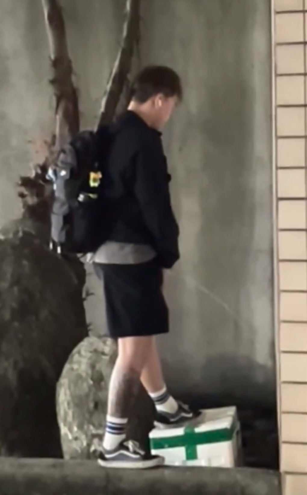 社交平台近日流傳帖文，指一名男子在屯門山景邨麥當勞外、停車位旁公然小便，事發時間約晚上9時，現場人流不斷，附近更有商場及公廁。