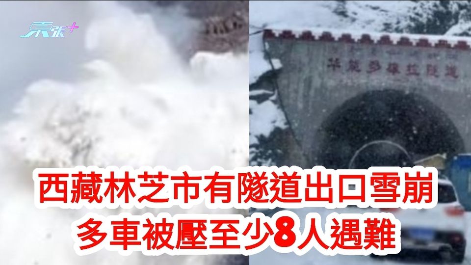 西藏林芝市有隧道出口雪崩 多車被壓至少8人遇難
