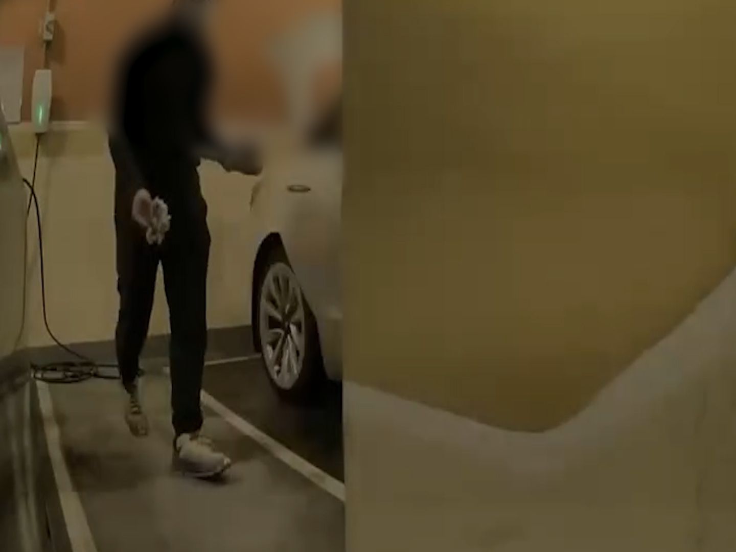 Tesla車主公德心欠奉！停車場亂拋垃圾