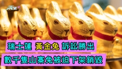 瑞士蓮黃金兔訴訟勝出　數千隻山寨兔被迫下架銷毀