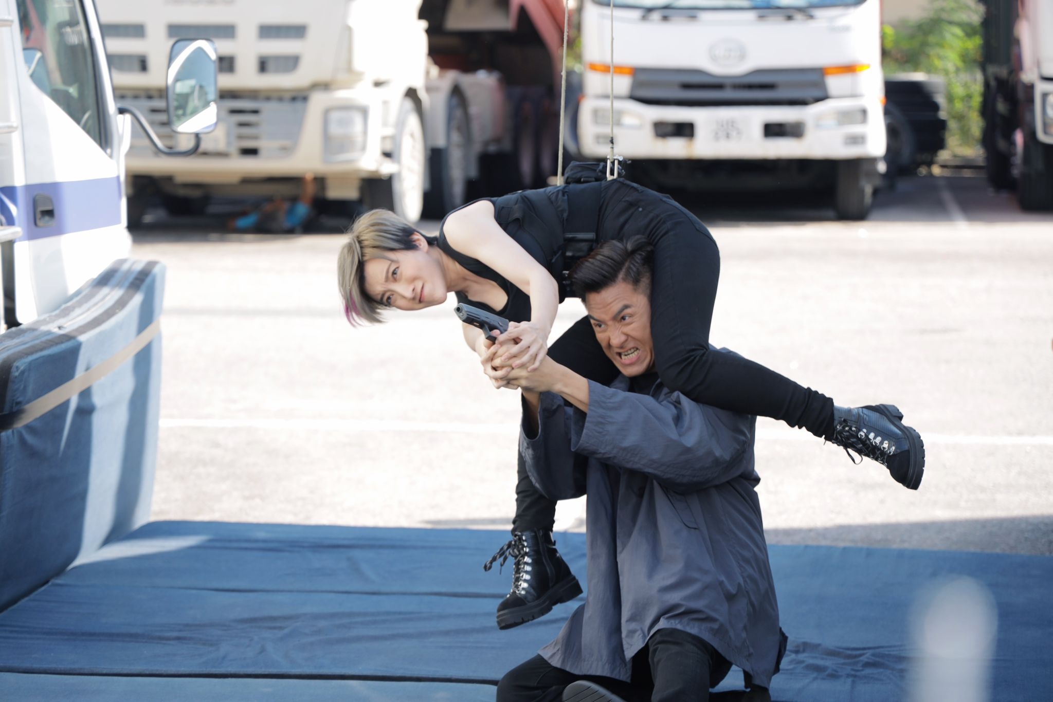 拍呢套劇時，Lena啱啱坐完月。