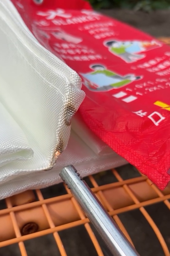 淘寶買滅火毯竟變「起火毯」　網民實測：用打火機一燒就出曬事