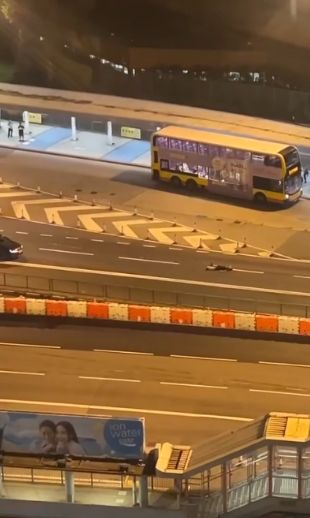 紅隧轉車站醉漢亂闖大字型瞓地阻交通