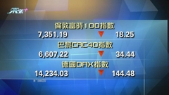 歐洲主要股市下跌