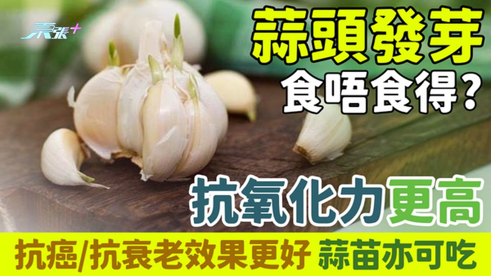 家事常識｜蒜頭發芽食唔食得？抗氧化力更高 抗癌抗衰老效果更佳 蒜苗亦可食用!