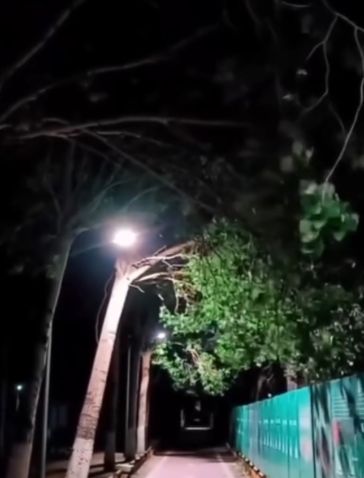 天水圍驚現奇怪現象疑出現「時光隧道」