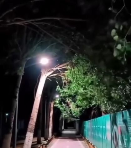 天水圍驚現奇怪現象疑出現「時光隧道」