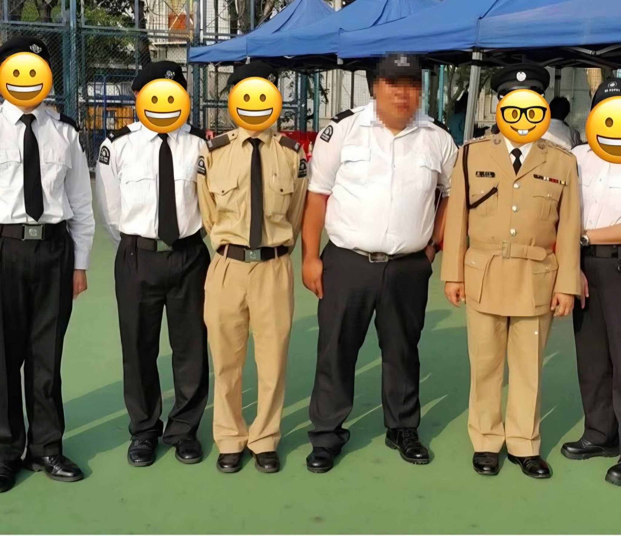 網上流傳照片指，涉事男子是醫療輔助隊和聖約翰救傷隊的成員。（Facebook圖片／香港交通及突發事故報料區／Tao Doogie）