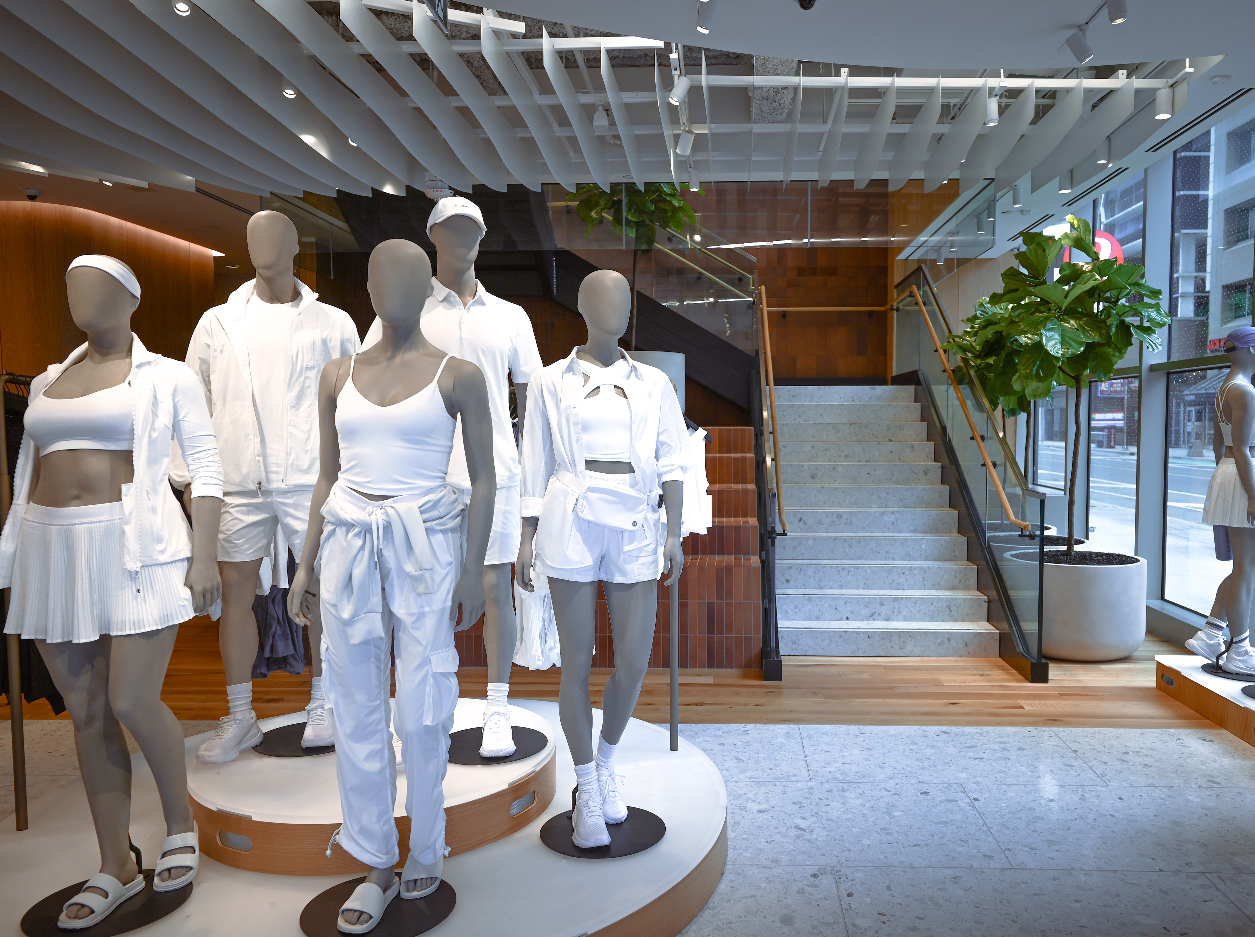 Lululemon style at Canada's busiest intersection