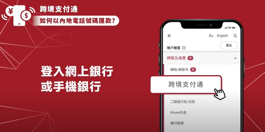 跨境支付通｜使用方法圖解 (香港匯款至內地流程)