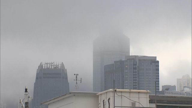 大霧下的香港