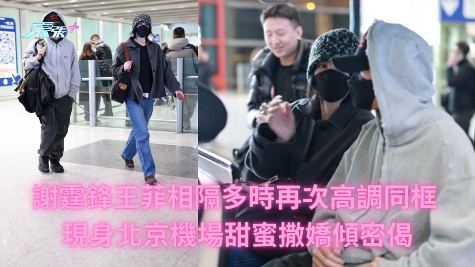 謝霆鋒王菲相隔多時再次高調同框 現身北京機場甜蜜撒嬌傾密偈