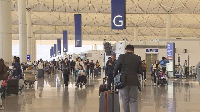 機場警區人員拘捕2名內地男子，涉嫌盜竊。（資料圖片）