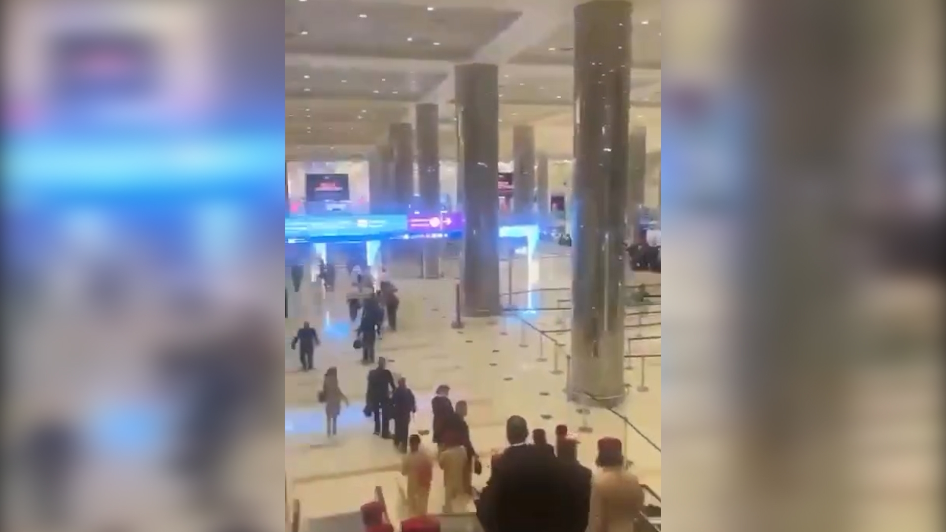 伊朗局勢｜伊朗無人機襲擊杜拜機場　航廈「煙霧瀰漫」　阿聯酋航空全線停航