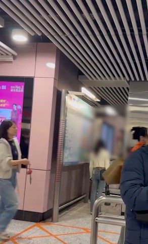 港鐵內地女疑逃票連環跳閘過程全拍下