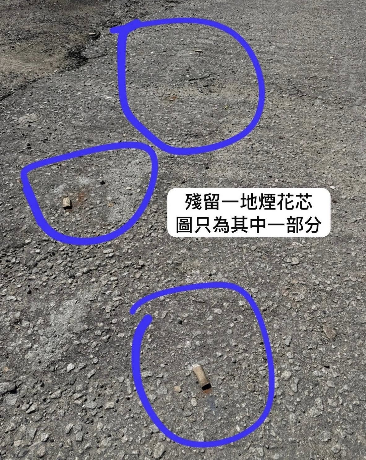 觀眾報料連同網上帖文及影片發給《東張》，據該帖文描述，涉事人士包括成人及小孩，駕車到場觀賞煙花，並在燃放前將車輛駛離以避碎屑，惟附近村民的車輛未能倖免