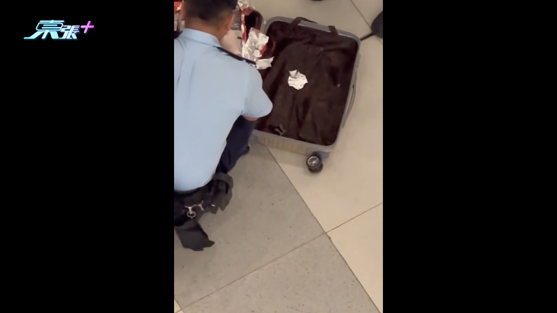 元朗站驚現毒磚案　可疑非洲男遭截查　揭行李藏13公斤可卡因市值近千萬