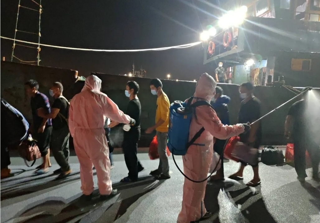 14名大陸船員涉越界台灣捕魚被拘。網絡圖片