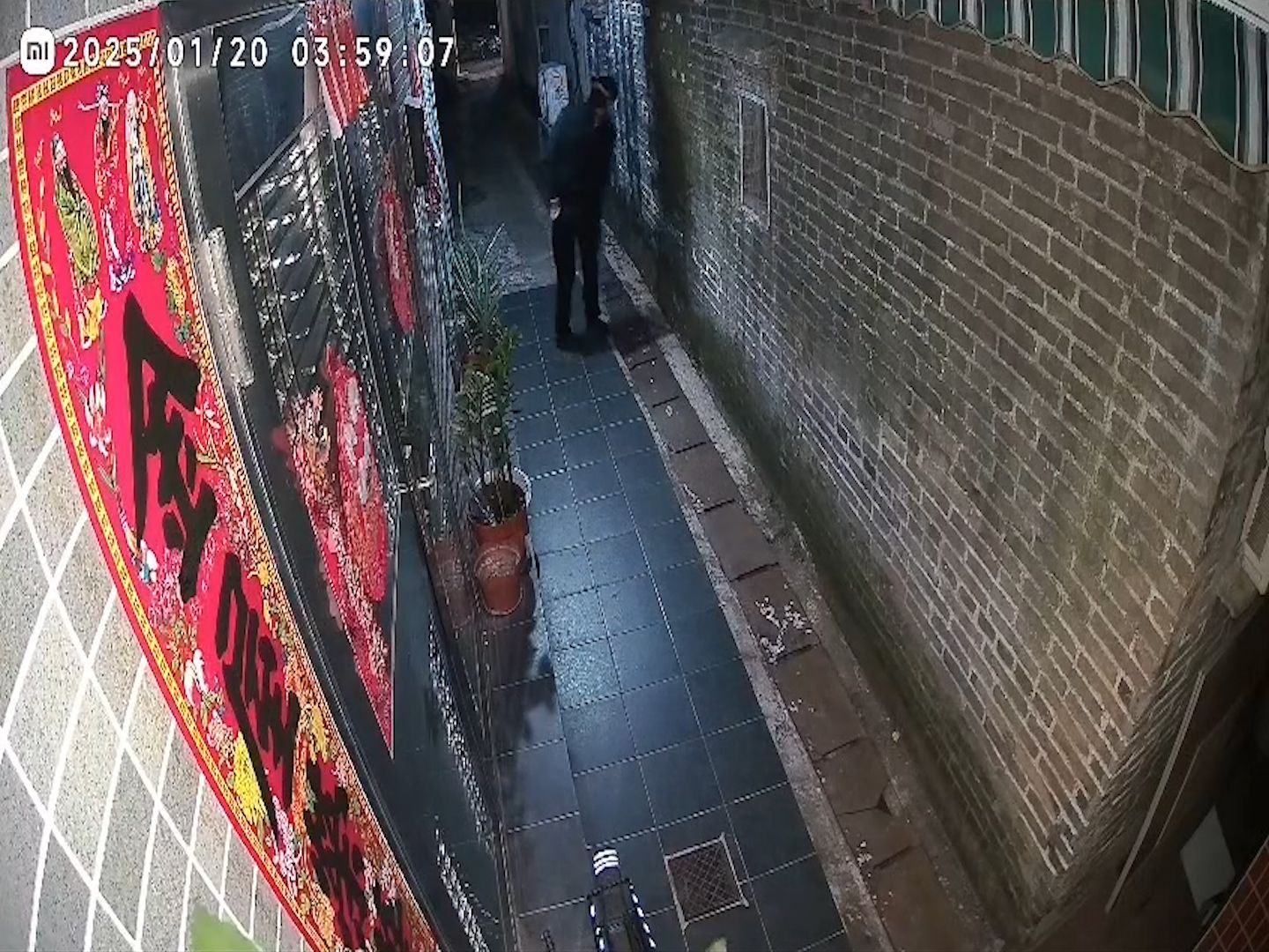 元朗廈村賊人夜潛3小時疑踩線