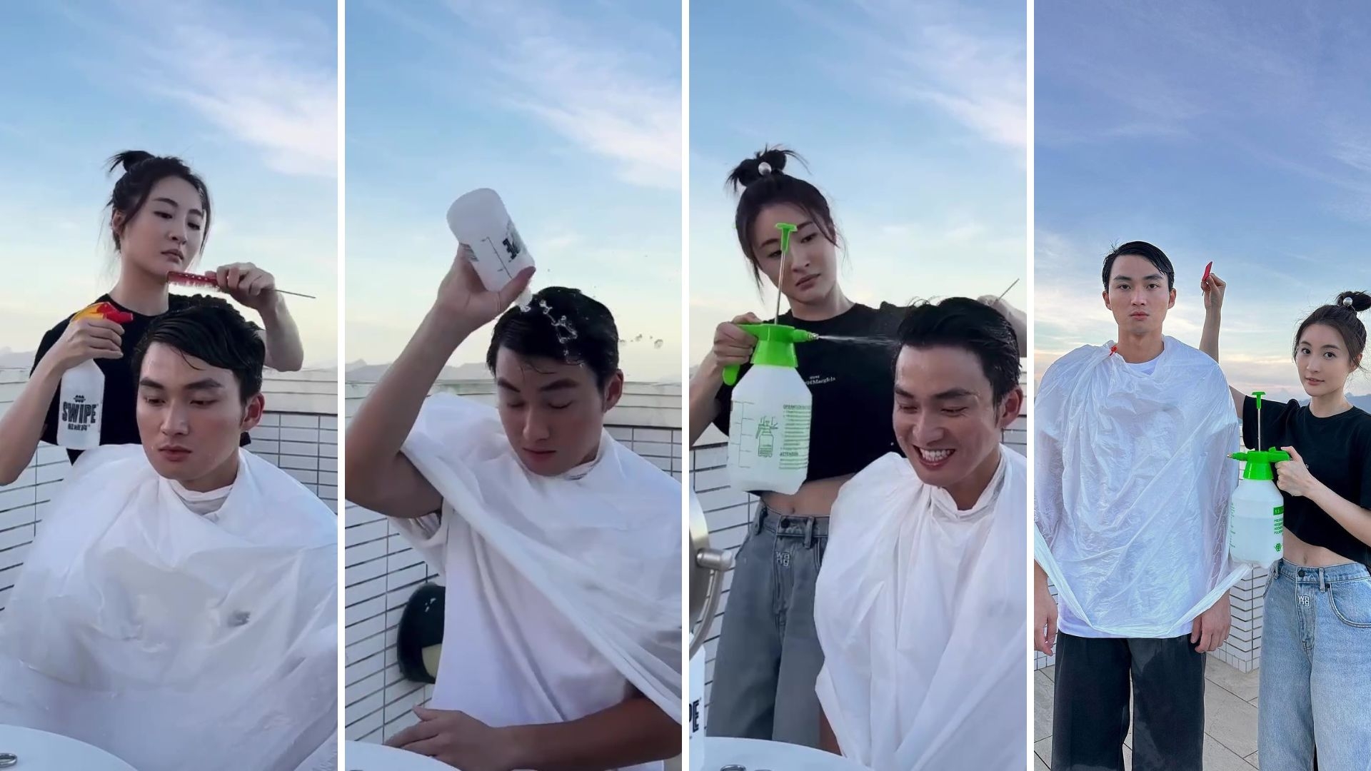 林夏薇同周嘉洛落力宣傳新劇，薇薇喺社交網上載同嘉洛嘅搞笑互動片 段，吸引咗唔少網友畀 Like。