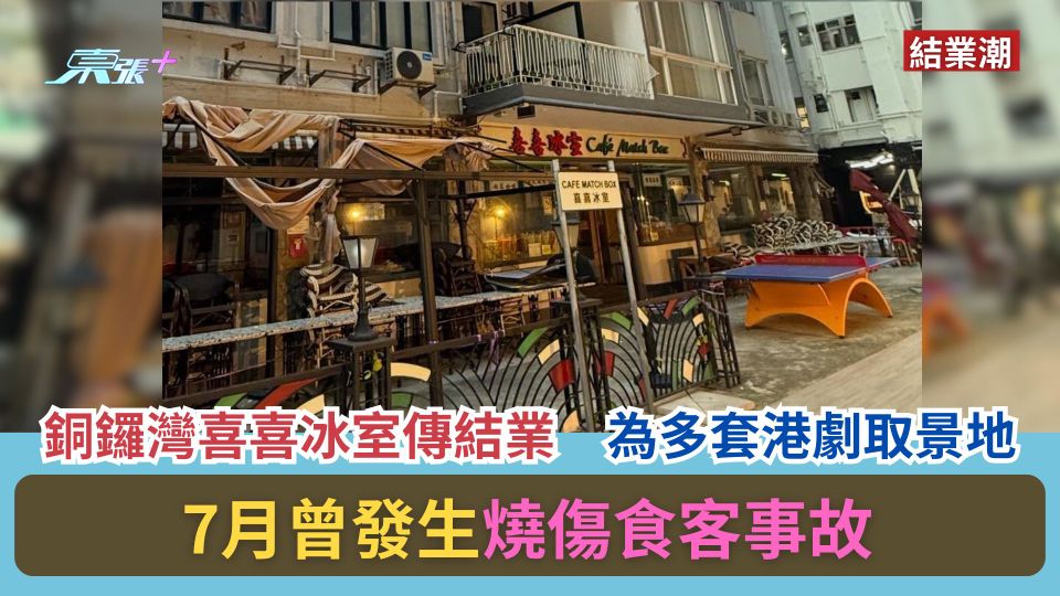 結業潮｜銅鑼灣喜喜冰室傳結業　為多套港劇取景地　7月曾發生燒傷食客事故