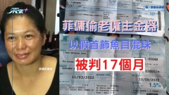 菲傭偷老僱主金器 以假首飾魚目混珠 被判17個月