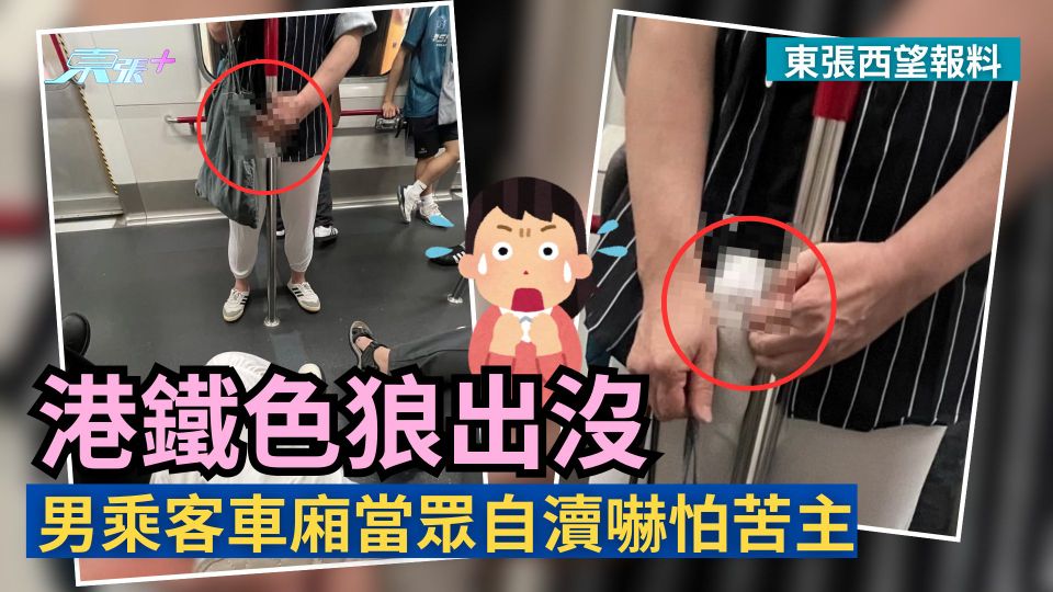 東張西望報料｜港鐵色狼出沒　男乘客車廂當眾自瀆嚇怕苦主：即刻九秒九走