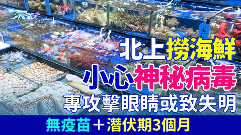 北上撈海鮮、食生海鮮小心『神秘病毒』專攻擊眼睛或致失明 內媒引權威期刊：無疫苗＋潛伏期3個月