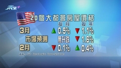 美國大都會房屋價格三月出乎意料上升
