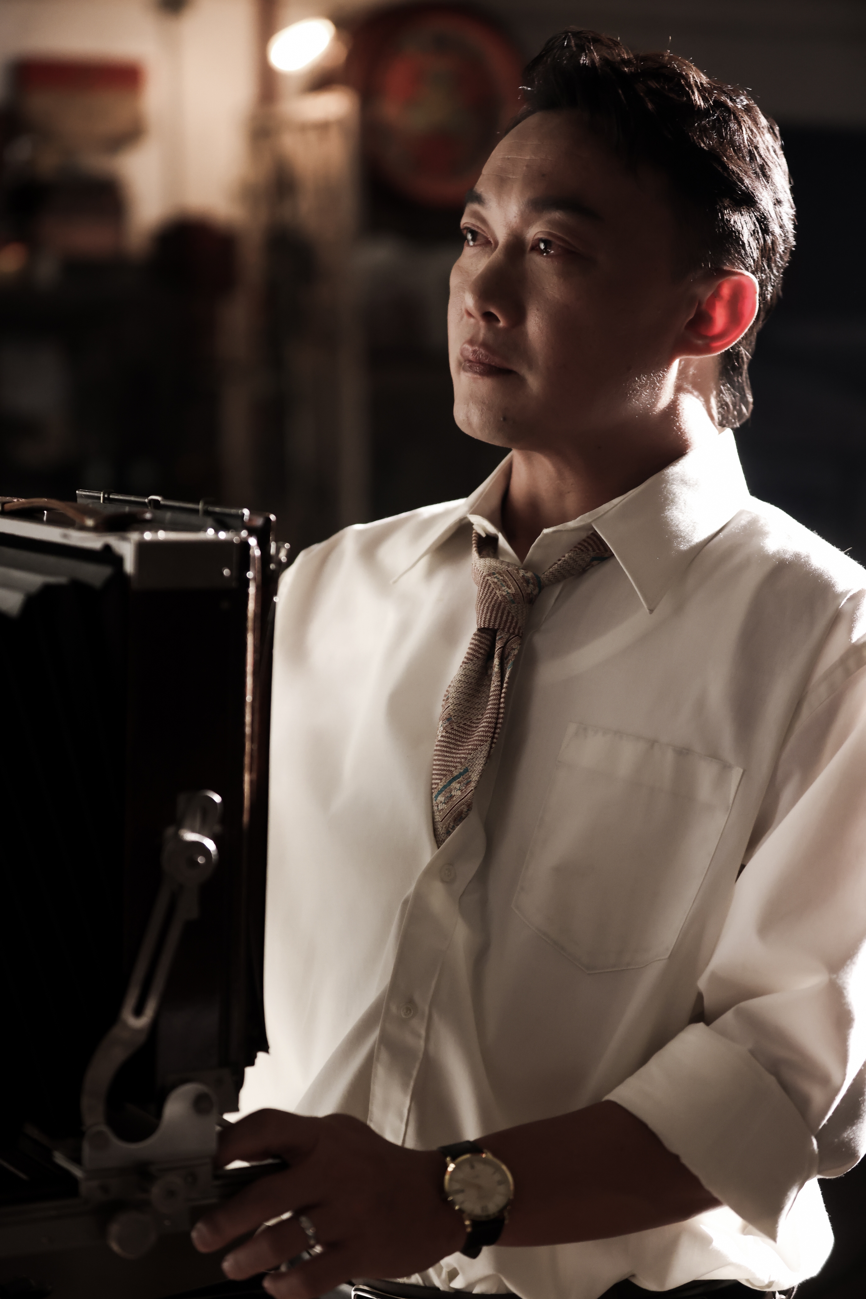 陳奕迅拍MV拍到流淚，真情流露。