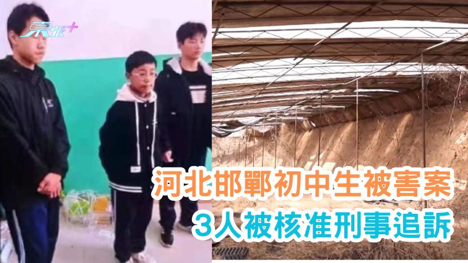  校園霸凌致死  | 河北邯鄲初中生被害案3人被核准刑事追訴