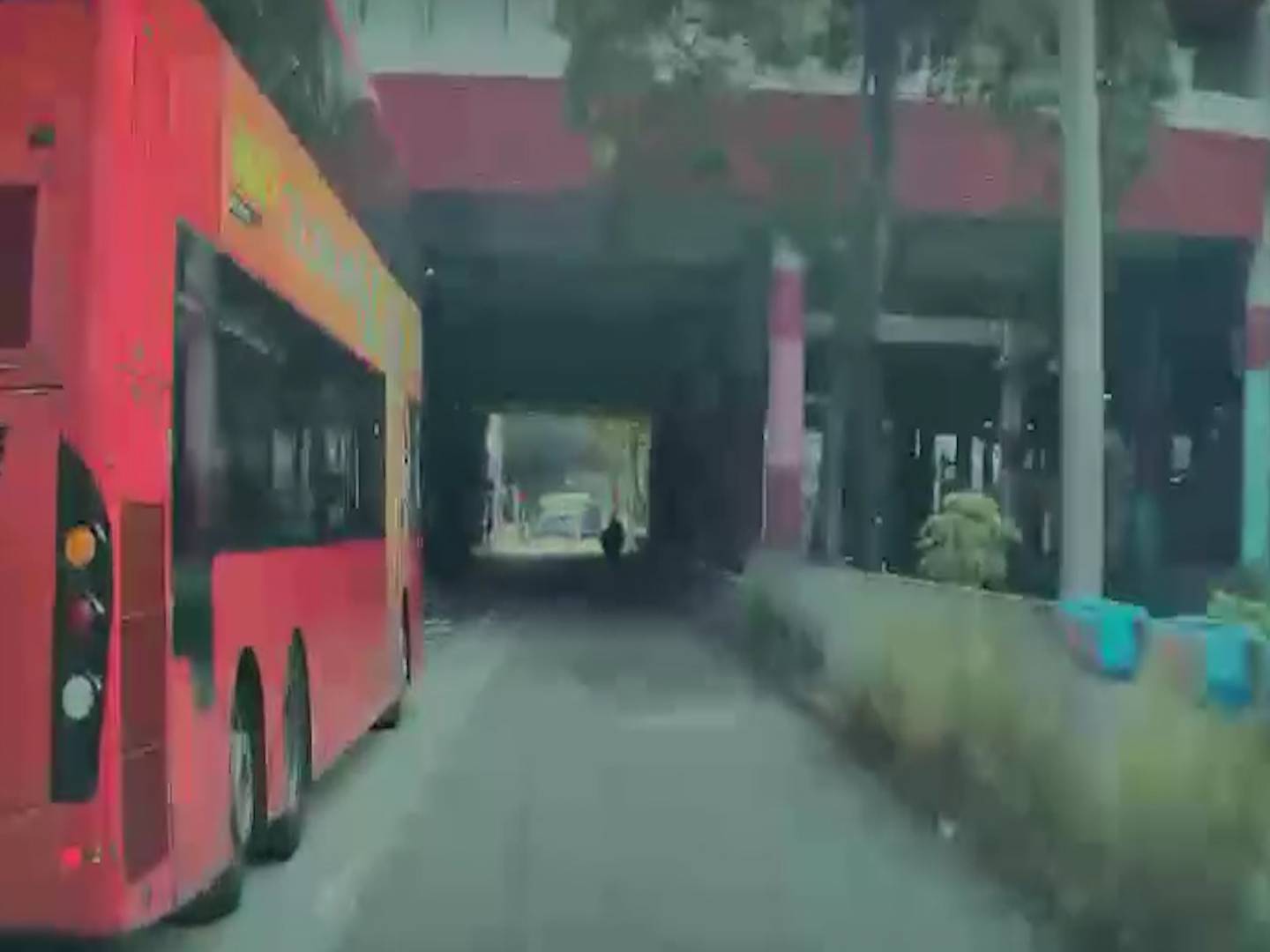 屯門「紙皮手推車」逆線行馬路全拍下