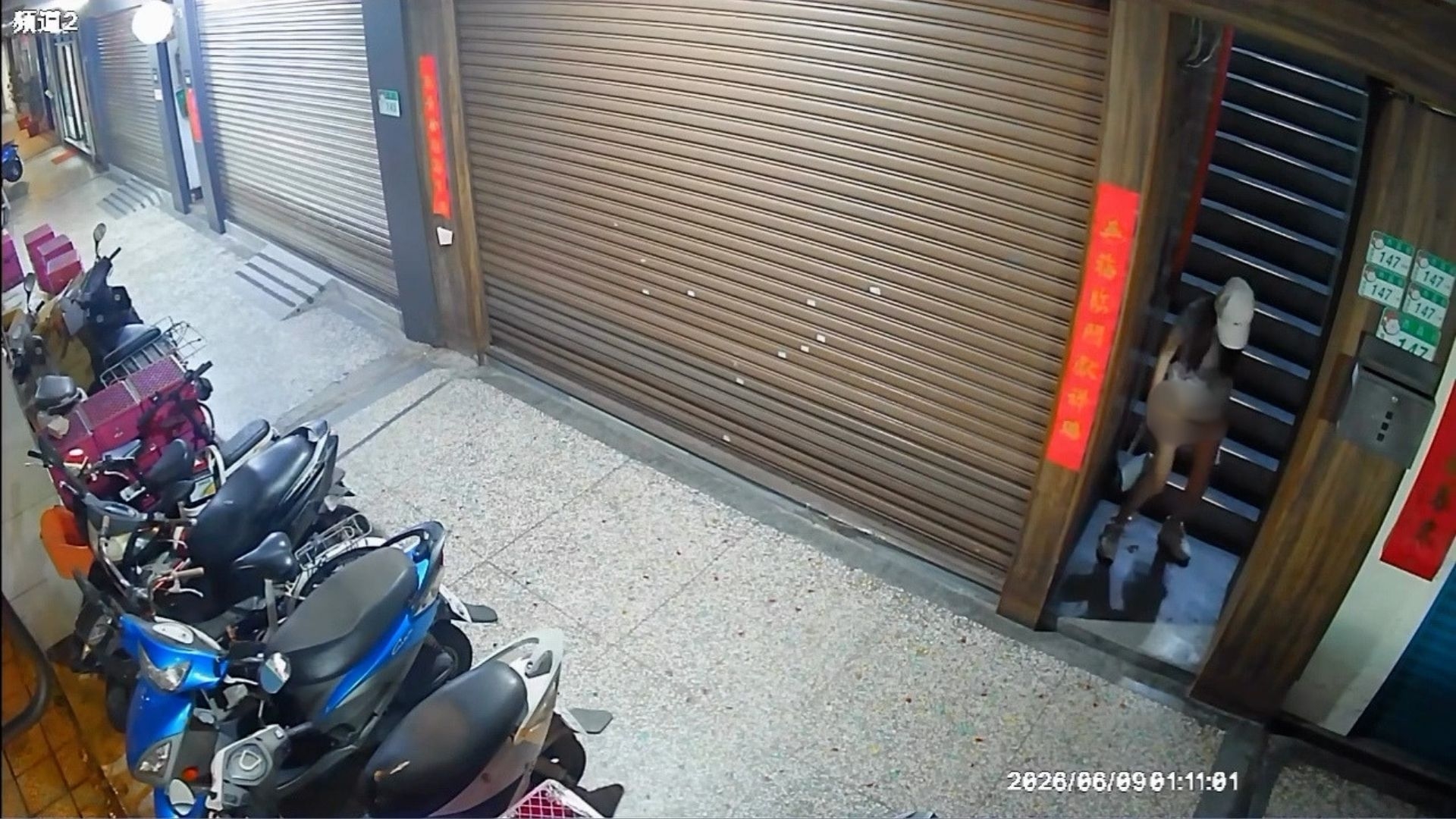 近日一段疑似拍攝於台灣的CCTV影片在網上熱傳。
