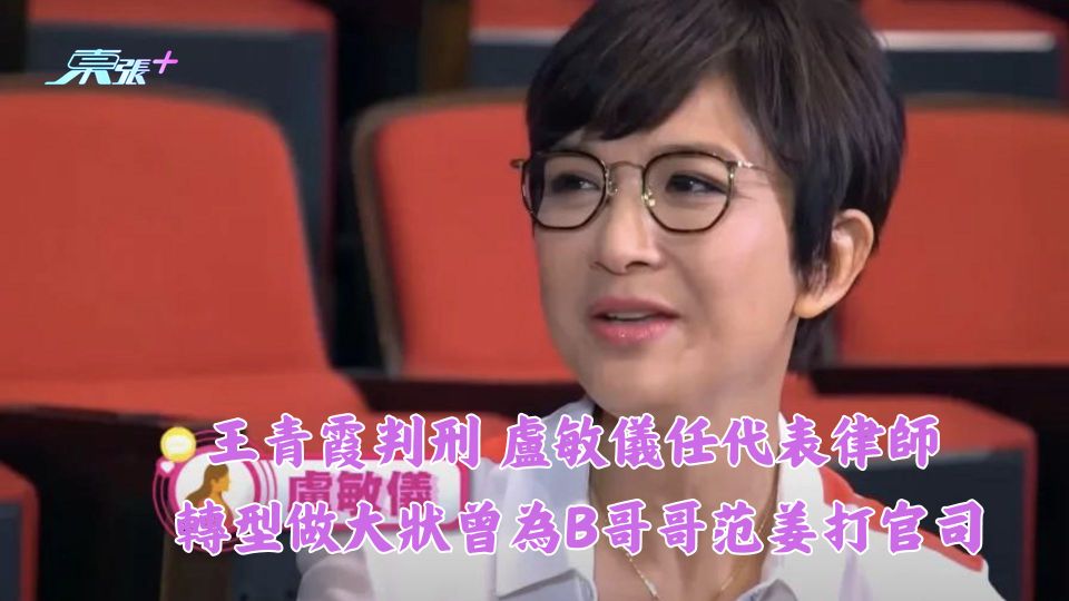 王青霞判刑｜盧敏儀任代表律師 轉型做大狀曾為B哥哥范姜打官司