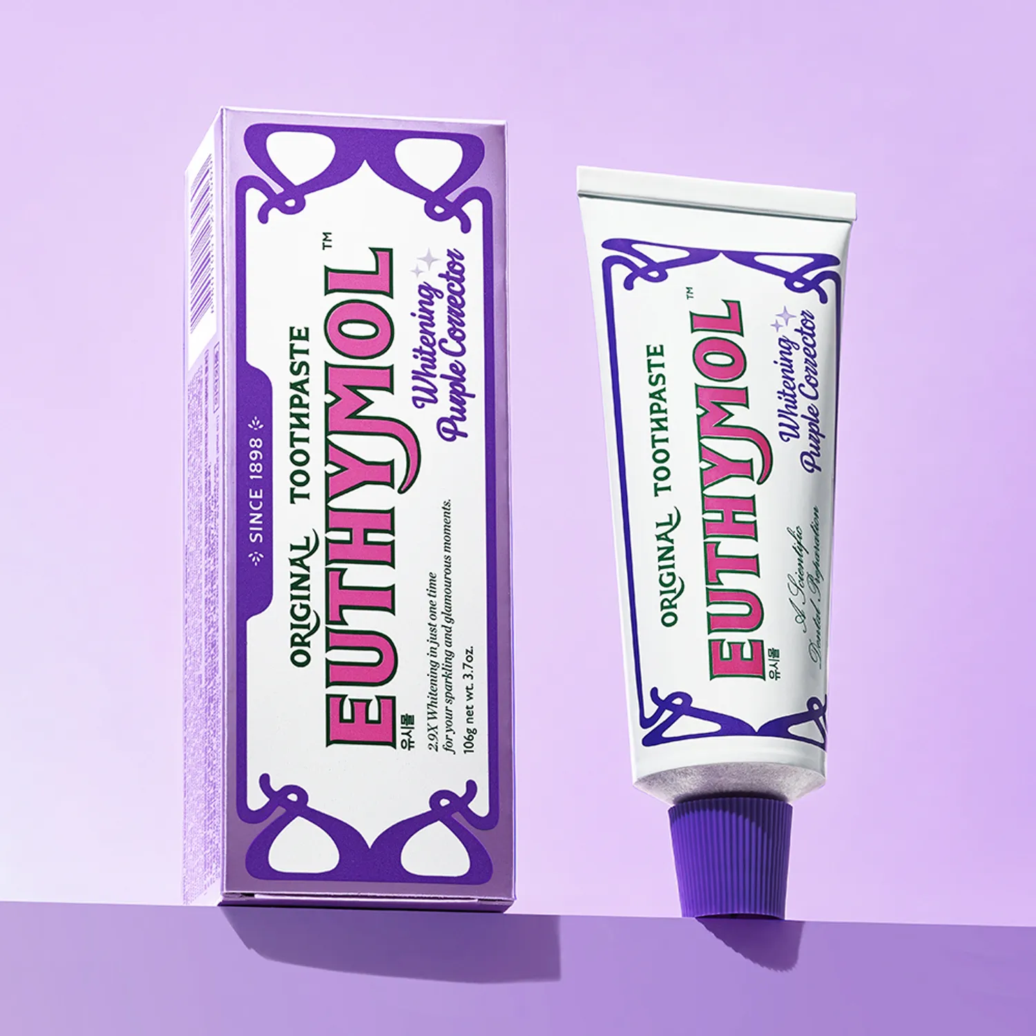 EUTHYMOL Whitening Purple Toothpaste 106g | OLIVE YOUNG Global