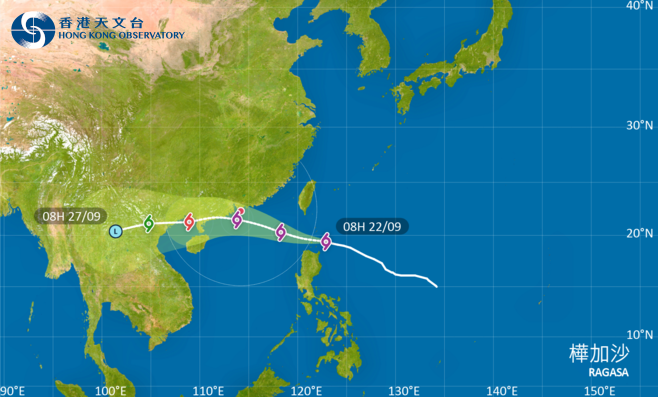 打風｜超強颱風樺加沙襲港　下午12時20分發一號風球
