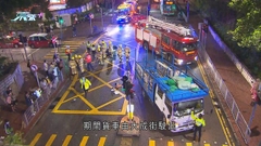 黃大仙發生車禍 電單車乘客一度被困貨車底送院時昏迷