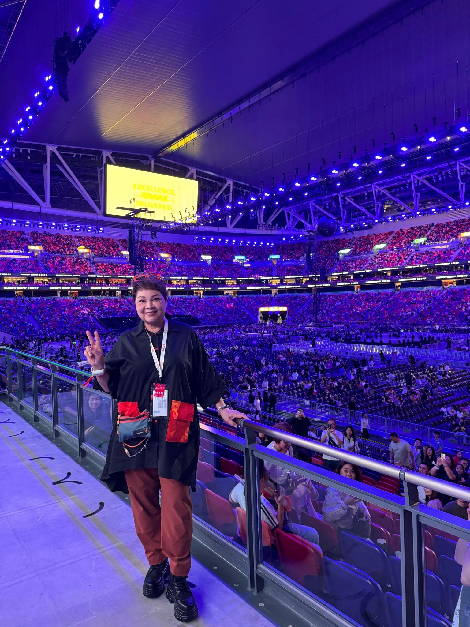 May be an image of 1 person and crowd